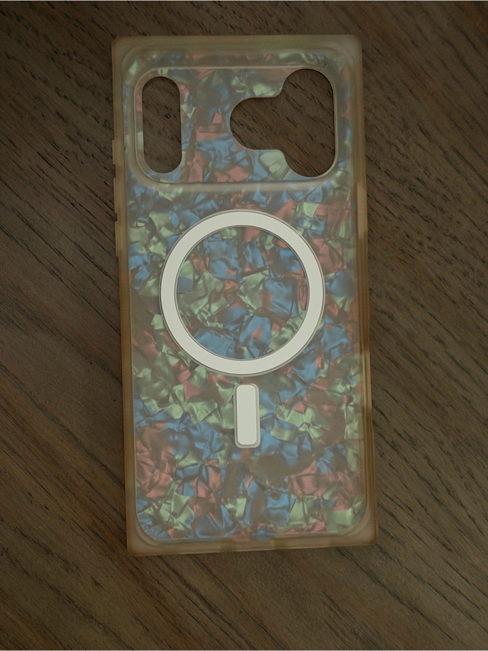 Multi-Color Iridescent MagSafe-Compatible Phone Case